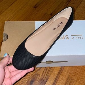 Black flats